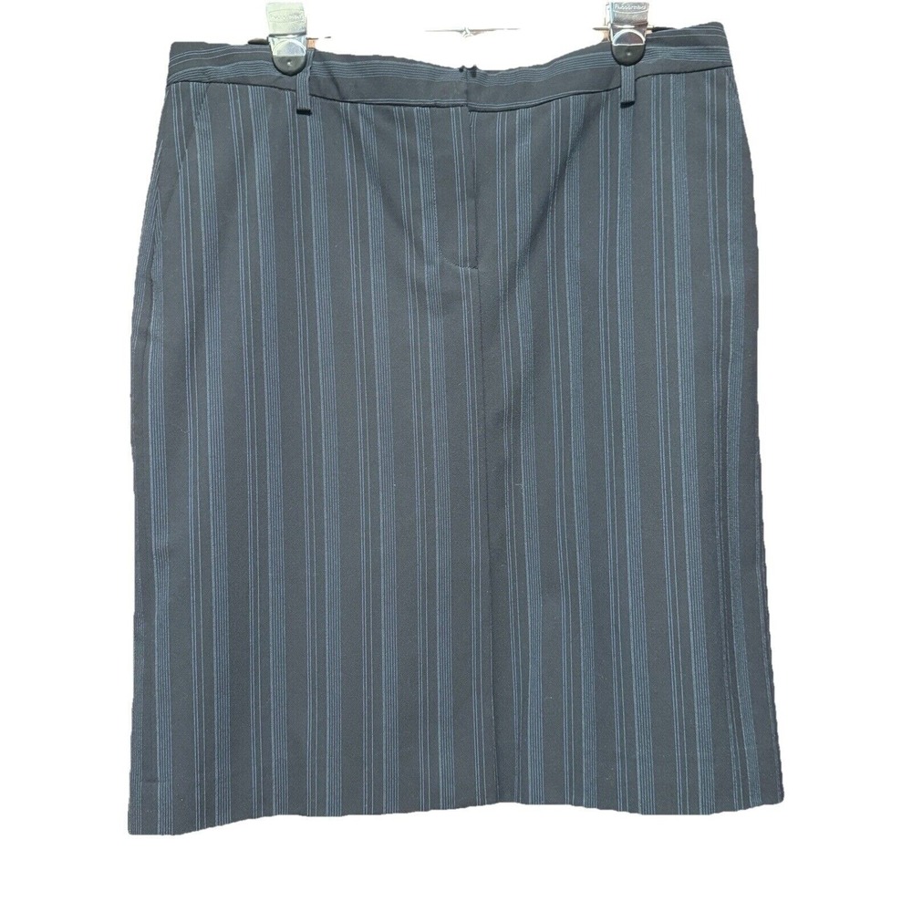 Isaac Mizrahi Pinstripe‎ Career Pencil Skirt Size 12 - fits like size 10